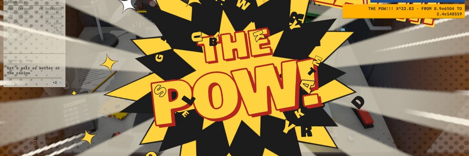 Banner de THE POW con el estallido THE POW